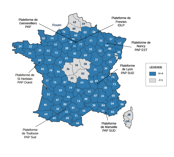 Carte livraison